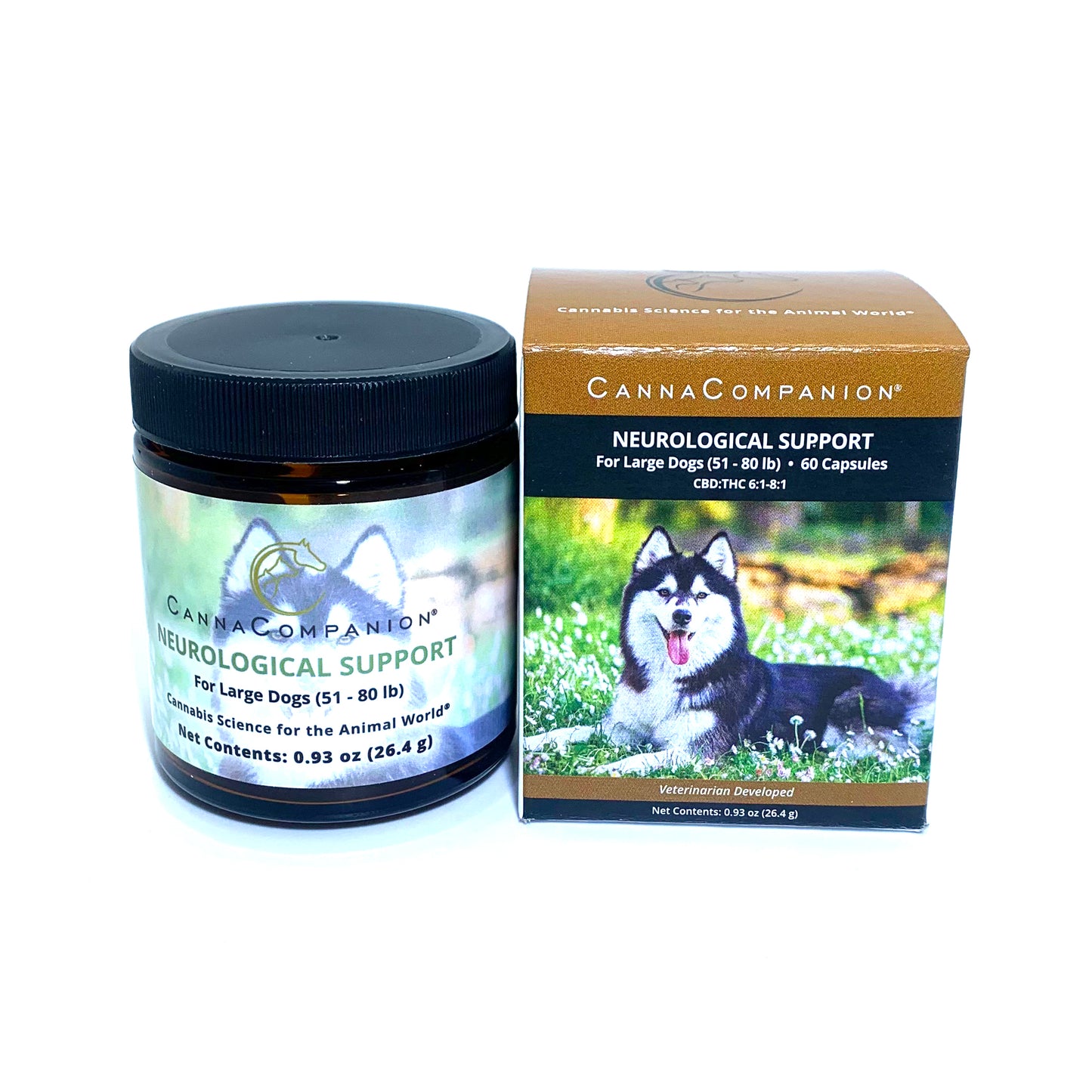 Neurological Support CBD Capsules for Large Dogs 51-80 lb