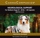 Neurological Support CBD Capsules for Medium Dogs 21-50 lb (60 count)