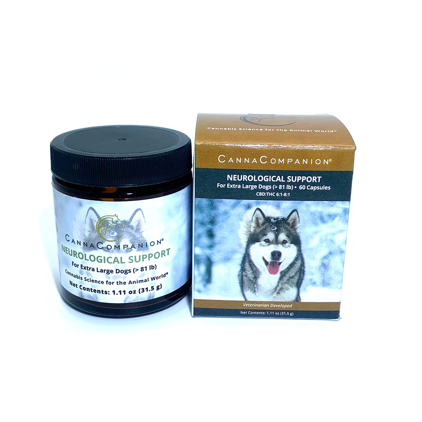 Neurological Support CBD Capsules for Extra Large Dogs >81 lb