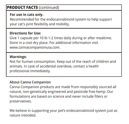 Joint Support CBD Capsules for Cats