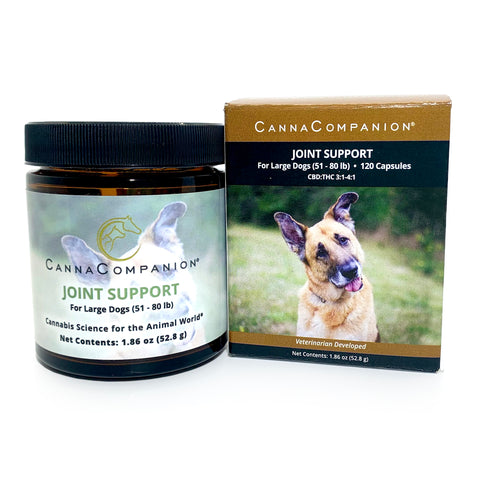 Joint Support CBD Capsules for Large Dogs 51- 80 lb (120 count)