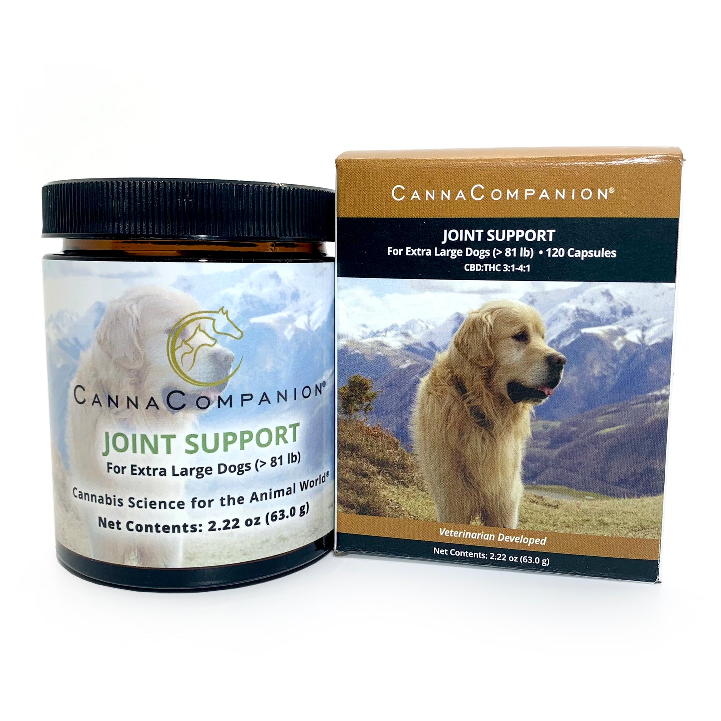 Joint Support CBD Capsules for Extra Large Dogs >81 lb