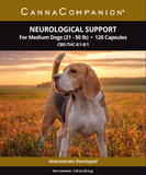 Neurological Support CBD Capsules for Medium Dogs 21-50 lb (120 count)