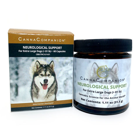 Neurological Support CBD Capsules for Extra Large Dogs >81 lb (60 count)